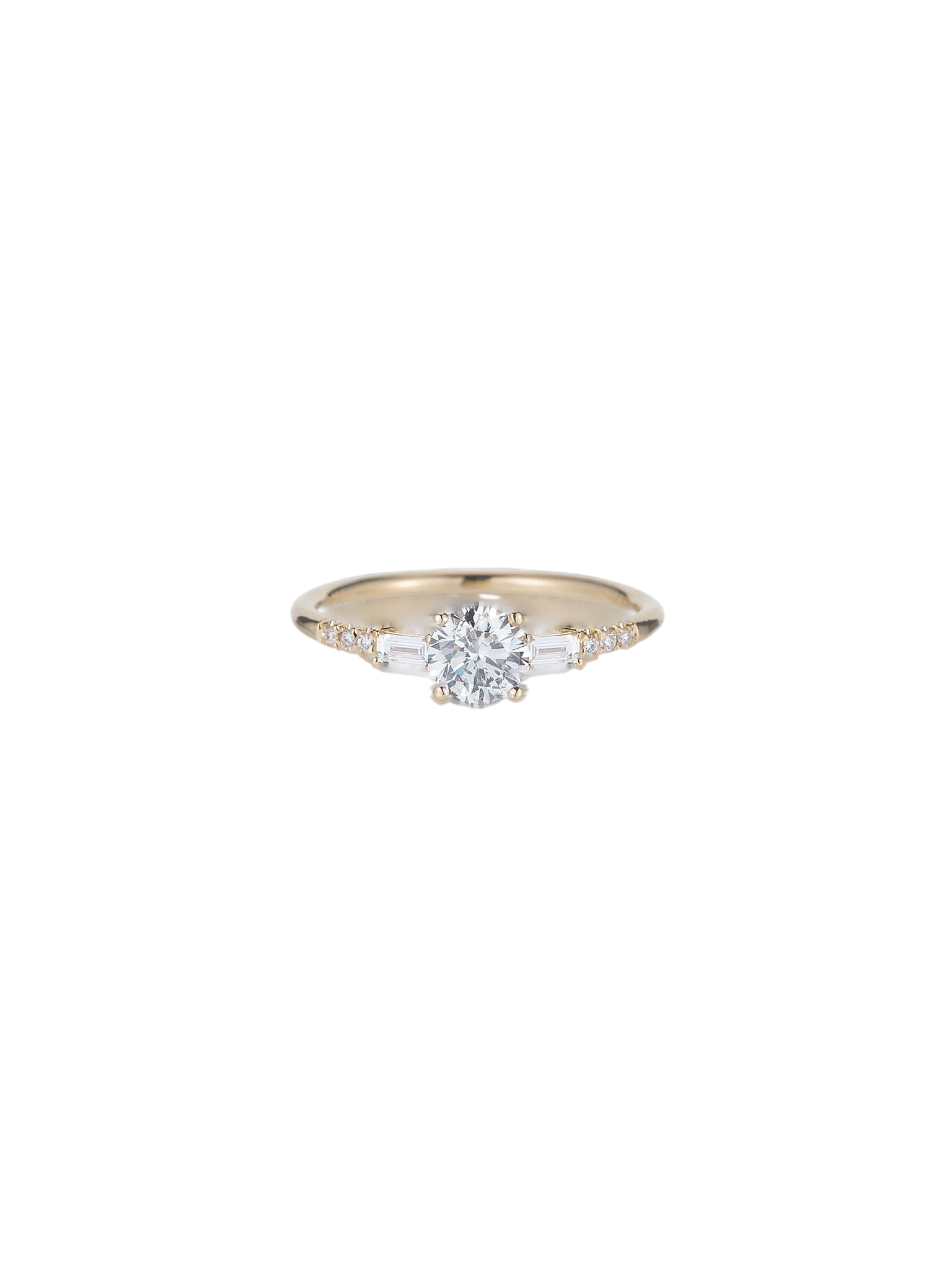 Melody Diamond Baguette Equilibrium Ring